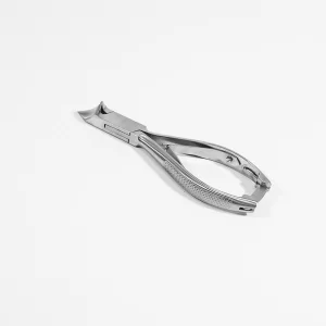 ALICATE PARA UÑAS 14.5cm Concavo Arriba Doble Resorte y Traba