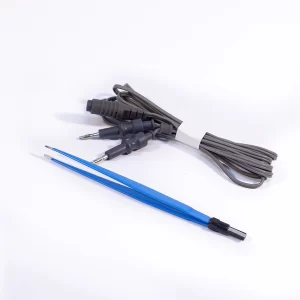 PINZA BIPOLAR 0.3mm 16cm Aguda Recta c/Cable