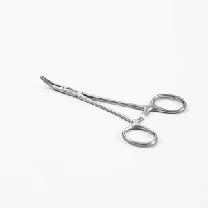 PINZA HALSTEAD 12.5cm s/Diente Curva