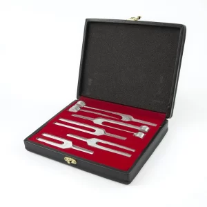 DIAPASON X 5 PZS. (128 ALLOY; 256 ALLOY; 512; 1024; 2048) C/ ESTUCHE (ALUM/MAGN)