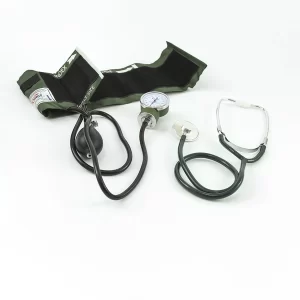 TENSIOMETRO ANEROIDE COMBINADO (LATEX) ADULTO VERDE TENSO