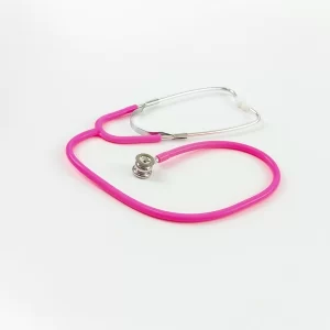 ESTETOSCOPIO DOBLE CAMPANA ANTI-FRIO NEONATAL ROSA TENSO