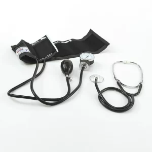 TENSIOMETRO ANEROIDE COMBINADO (LATEX) ADULTO NEGRO TENSO